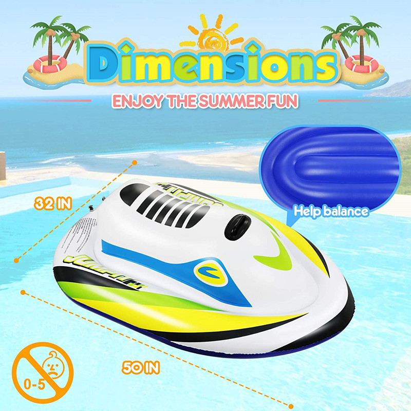 Water Inflatable Ride-on Toy for Kids Inflatable Swimming Pool Float Boys and Girls Gift