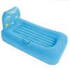 Comfortable and Custom Inflatable Funny Flocked Soft Sleeping Kids Airbed Air Mat for Children with sleeping light