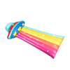 Hot Selling Rainbow pool float New Style Colorful Inflatable PVC Adult Swimming Float Mat For Sales