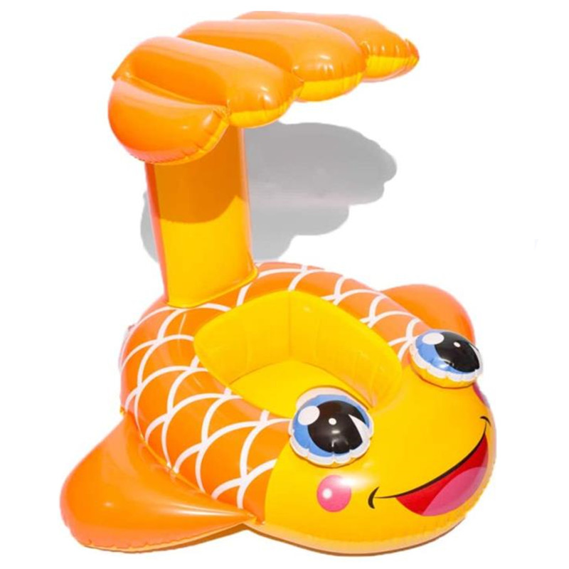 Goldfish Summer Inflatable Baby Pool Float Swimming Tube for Kids