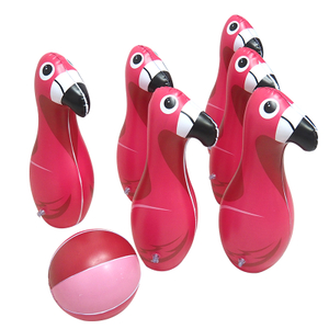  Inflatable Eco-Friendly Flamingo Bowling Set Toys for kids