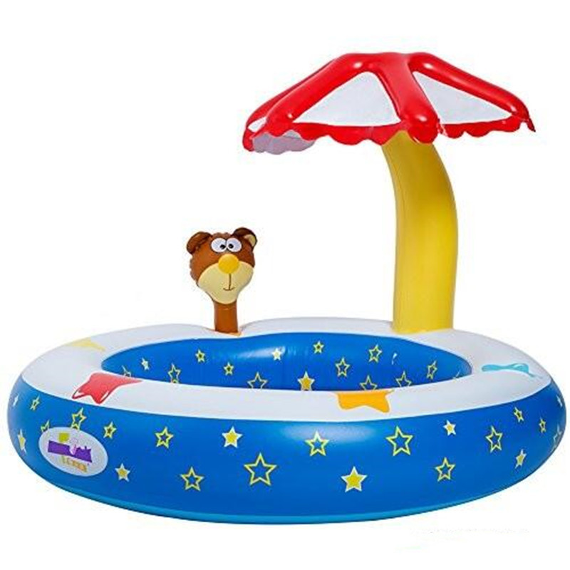 Cartoon Swimming Pool Swim Center Inflatable Lounge Play Pool with Ocean Balls Umbrella Durable and Fun Baby Pool 