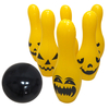 Inflatable Halloween Pumpkin Face Bowling Game 