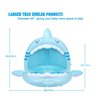 Inflatable Shark Kiddie Paddling Pool with Water Sprinkler Indoor&Outdoor Water Game Play Center for Kids