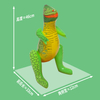 3D High Quality Fashion Funny Colorful Inflatable Standing Dinosaur Toys for Kids Fun