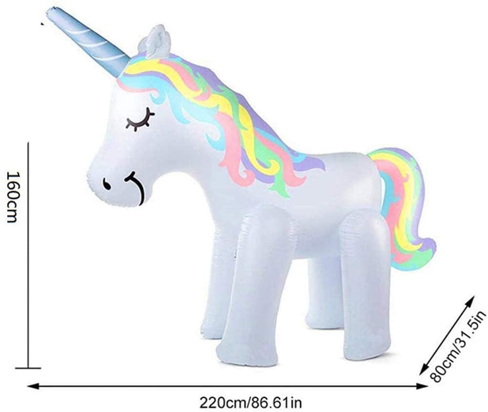 Summer Yard and Outdoor Play Kids and Adults Inflatable Unicorn Sprinkler Unicorn Water Toys