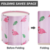 Flamingo Foldable Bathtub with Thermal Foam, Freestanding, Folding & Soaking Spa Bath Tub with Pillow for Small Spaces