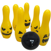Inflatable Halloween Pumpkin Face Bowling Game 