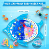 Inflatable baby water play pad Education water filled game pad shark shape water mat