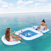 Inflatable Floating Game Table Water Sport Floating Game Deck and Chairs for Summer Outdoor Water sport
