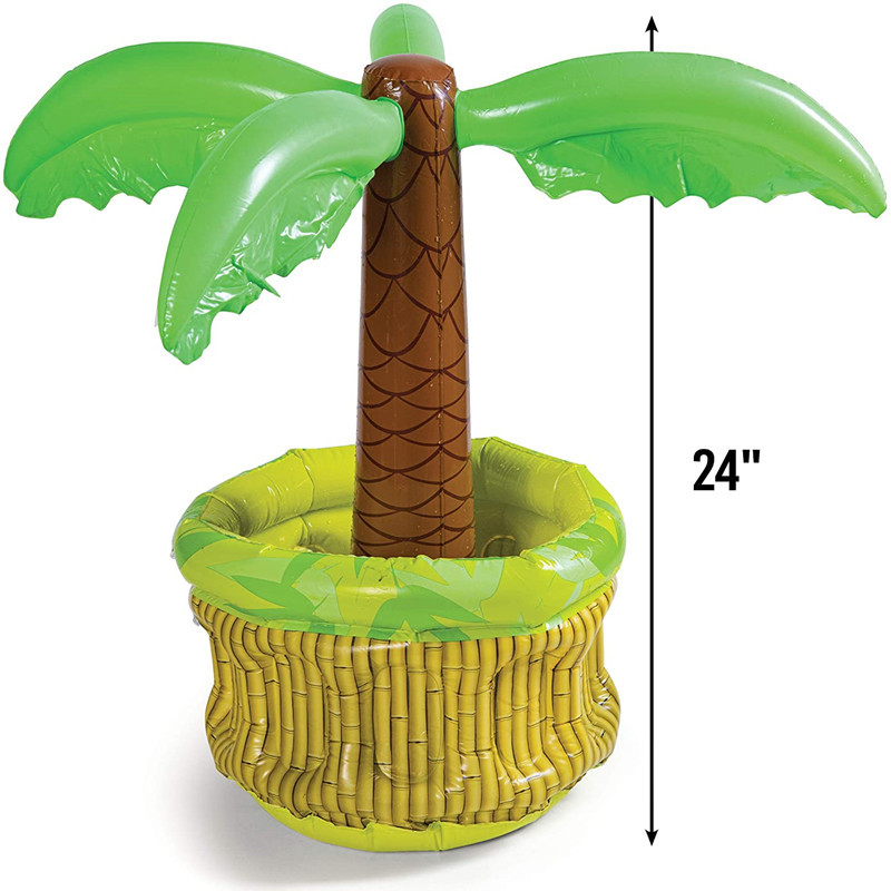  Inflatable Eco-Friendly Plam Tree Drink Holder 