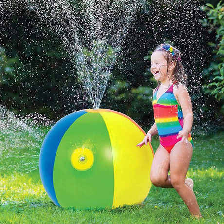 inflatable beach ball sprinkler