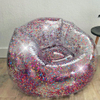 New Design Inflatable Chairs for Adults Bag Air Sofa Waterproof Glitter Bag Inflatable Chair for Beach Party Home Office