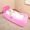 Comfortable and Custom Inflatable Funny Flocked Soft Sleeping Kids Airbed Air Mat for Children with sleeping light