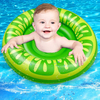 Baby Swimming Ring Pool Float with Safety Seat Lemon Baby Swim Ring for Infant Kids