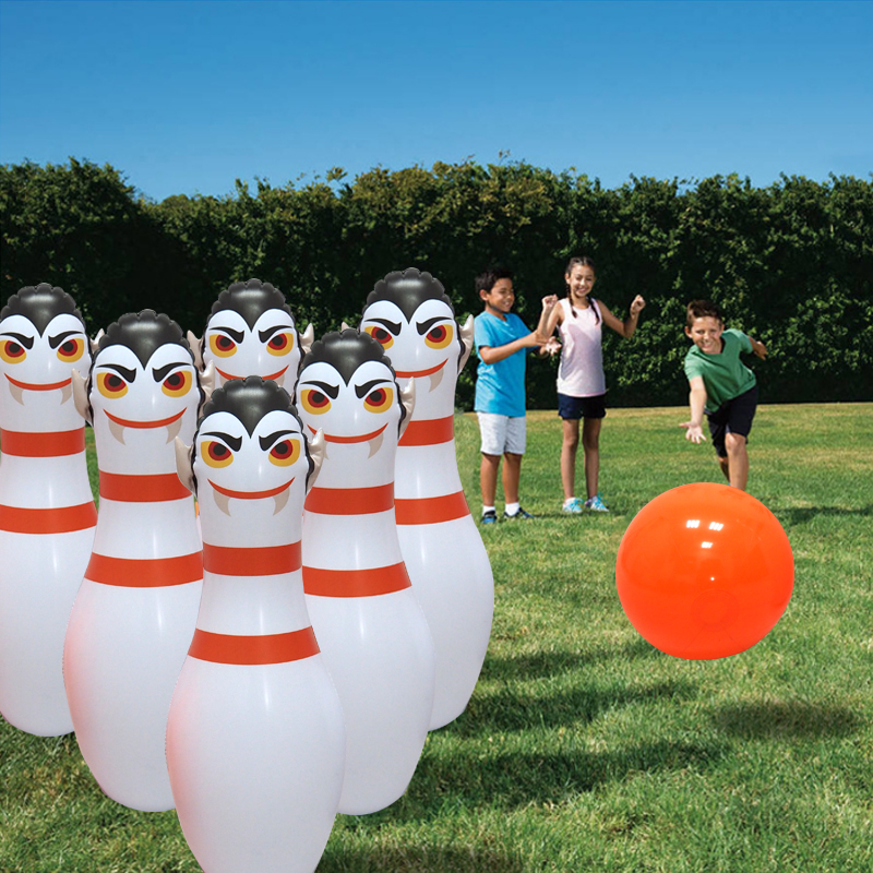 Inflatable Halloween Vampire Bowling Game 