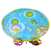 Children's Sprinkler Mat 3D Frog Shaped Water Spray Pad Toy Game Cushion for Outdoor Lawn Garden