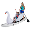 Stand Up Floats Inflatable Stand-Up Paddle Board Float Accessory Set- Swan Head & Tail with Child Seat