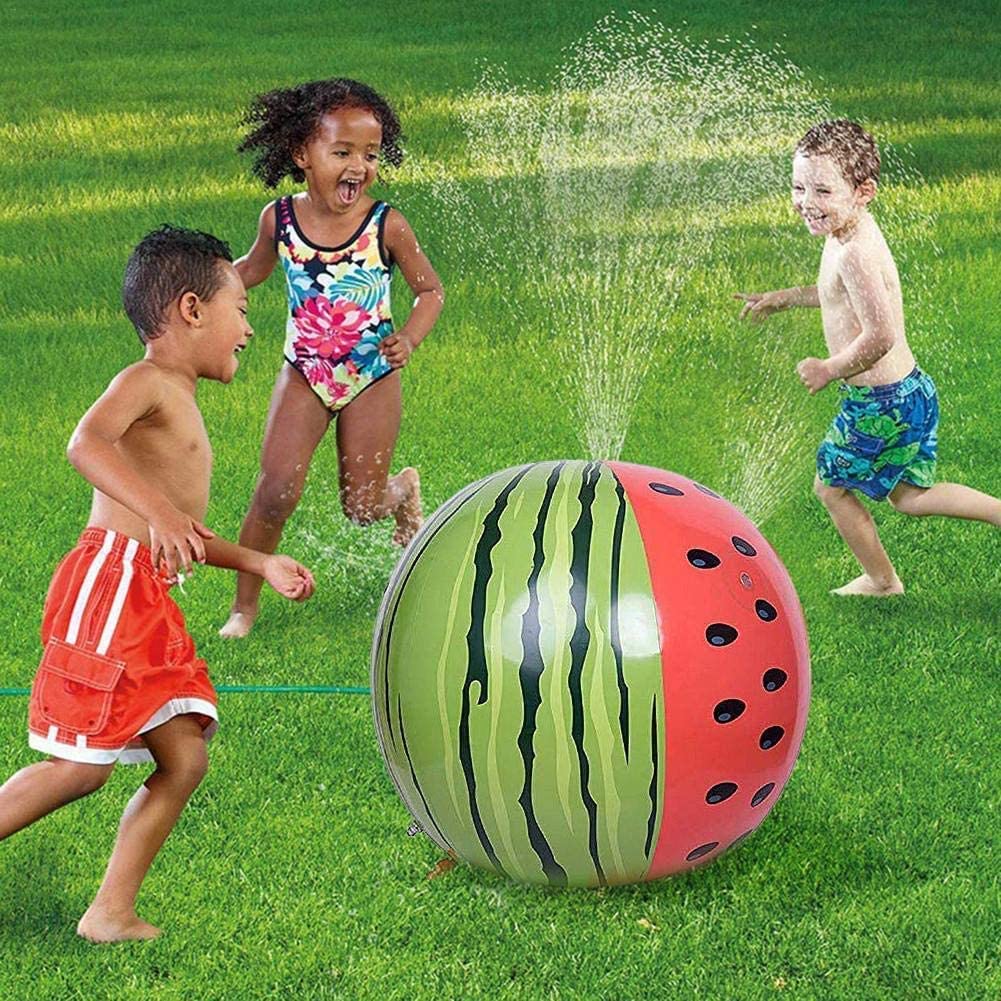 Summer Yard and Outdoor Play Kids and Adults Inflatable Watermelon Sprinkler Toys for Kids Toddlers