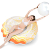  New Style Hot Selling Eco-friendly PVC Inflatable Shell Pearl Swimming Ring For Adult Water Equipment 