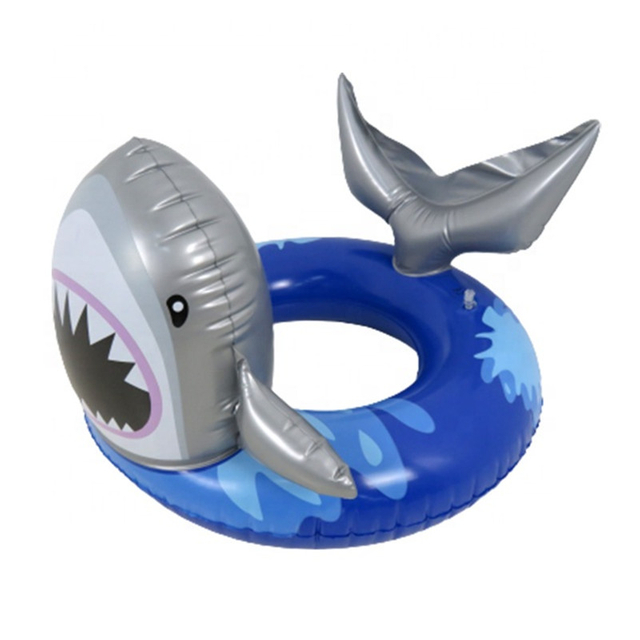 Inflatable Swimming Ring Shark Animal Kids Swimming Pool Float Lounger Beach Floats Toys