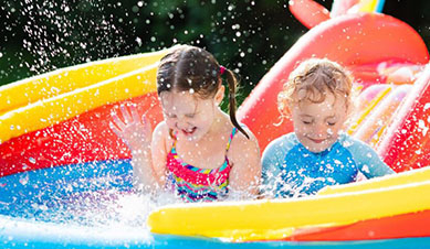 how long can you leave water in a blow up pool