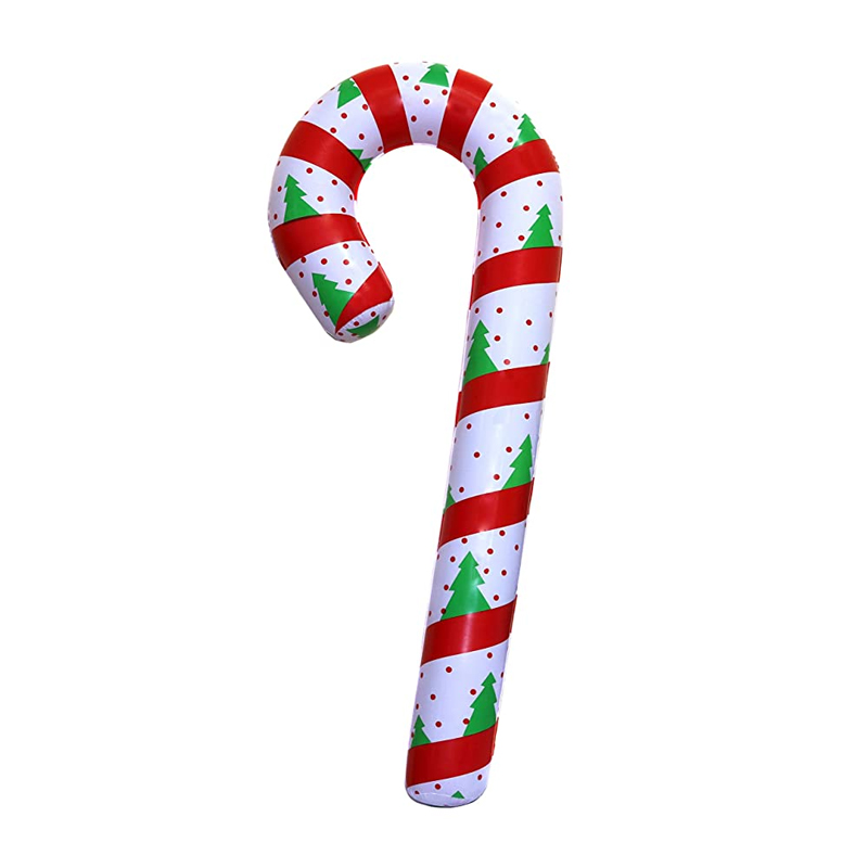 New Colorful Popular Christmas Decorations Inflatable Candy Cane For Sale