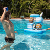 Splash Penguins Floating Pool Game - Build It, Hit It, Knock It Down! - water party toys