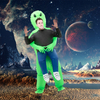Factory Supply New Ghost Hugger Green Ghost Alien Halloween Party Spoof Performance Clothing ET Alien Inflatable Costumes