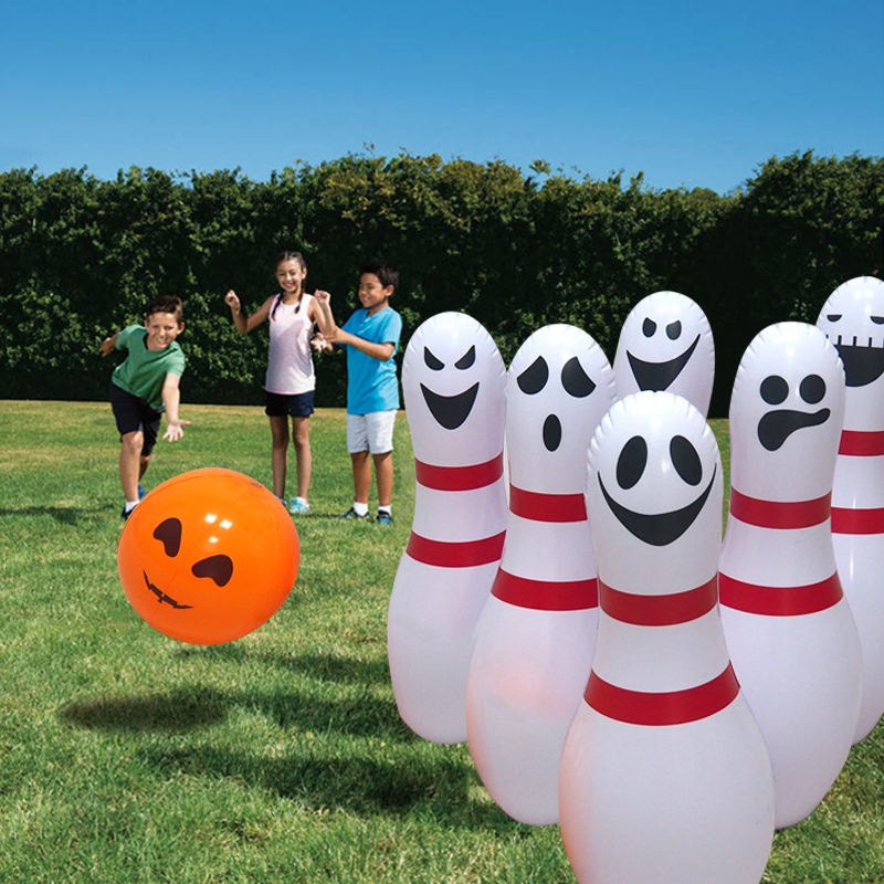Inflatable Halloween Bowling Game 