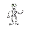 Halloween Inflatable Doll Skeleton Human 