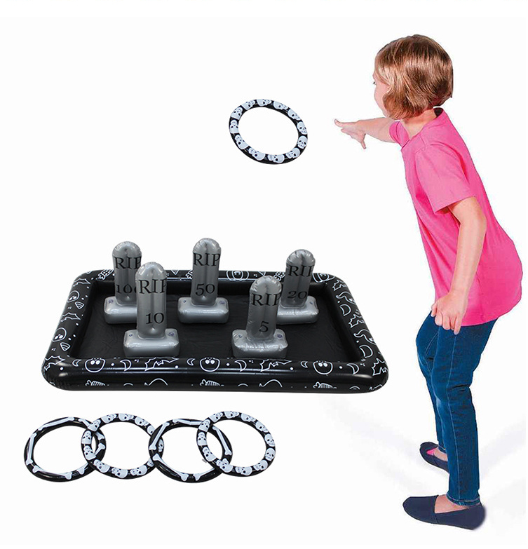 Inflatable Halloween Ring Toss Game Ice Cooler