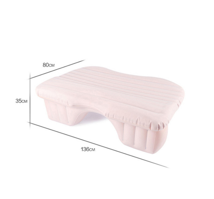 Factory Direct Supply Multi-functional Car Inflatable Bed High Quality Travel Flocked Inflatable Bed SUV Car Rear Air Mattress