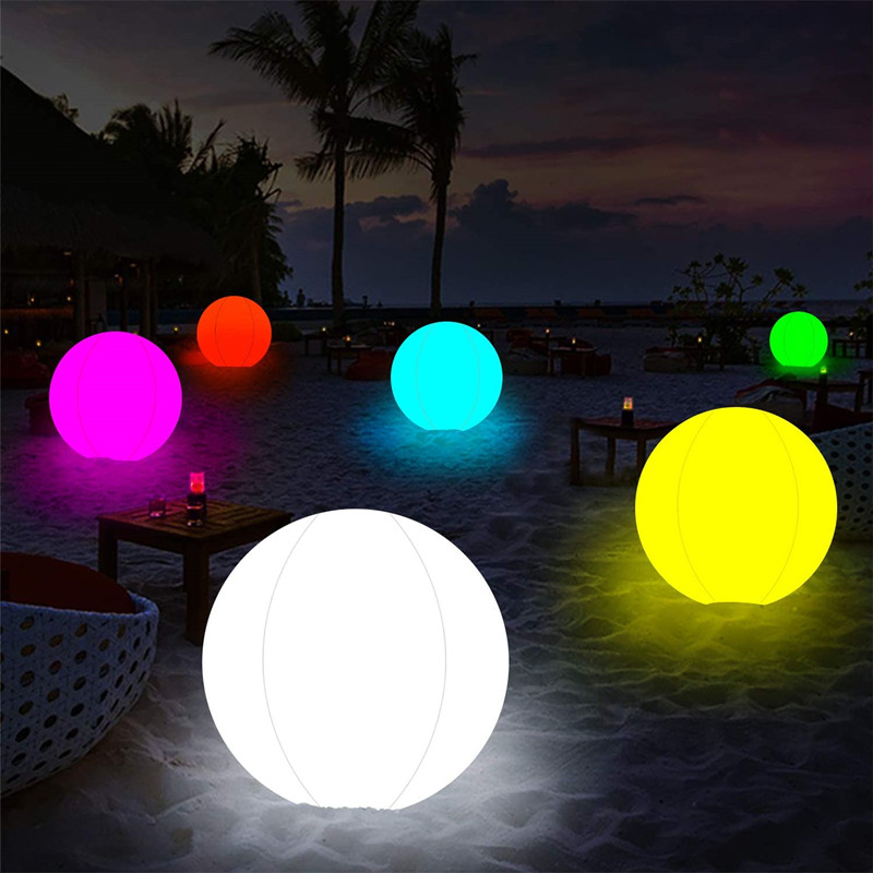 led beach balls